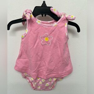 NEW NWT Blossom Sprout by Florence Eiseman 3M Ric Rac Floral Print Bubble Pink